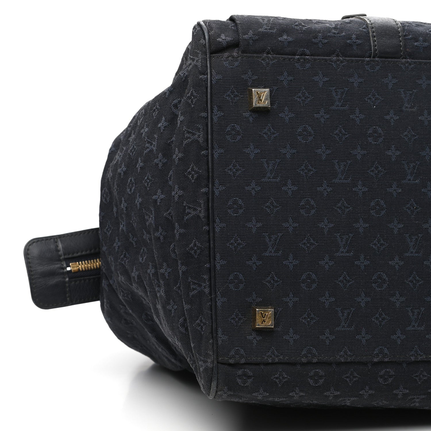 Louis Vuitton Mini Lin Monogram Louise Bag Blue 9 of 10