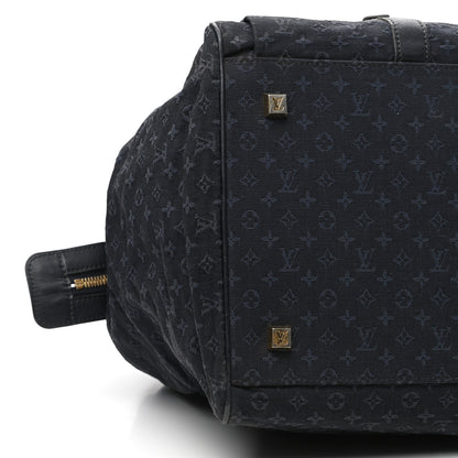 Louis Vuitton Mini Lin Monogram Louise Bag Blue 9 of 10
