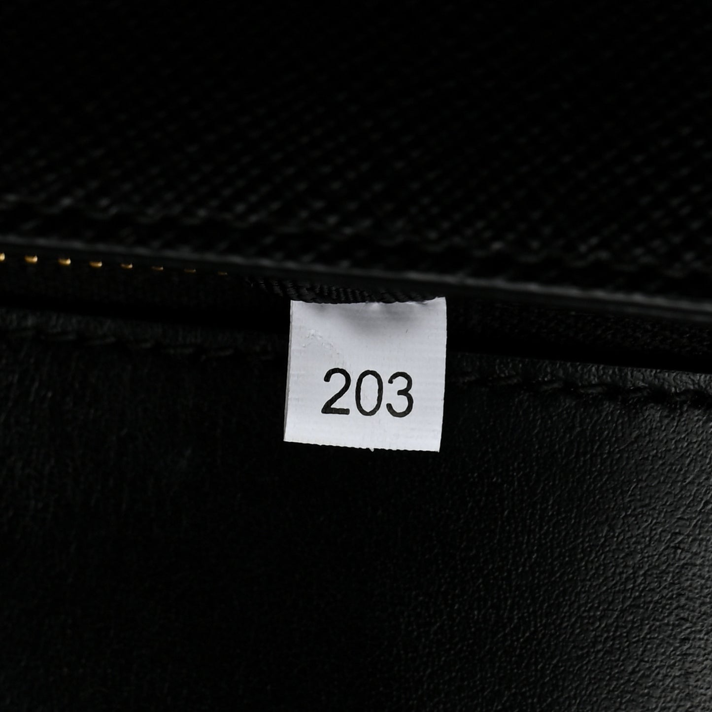Saffiano Flap Shoulder Bag Black