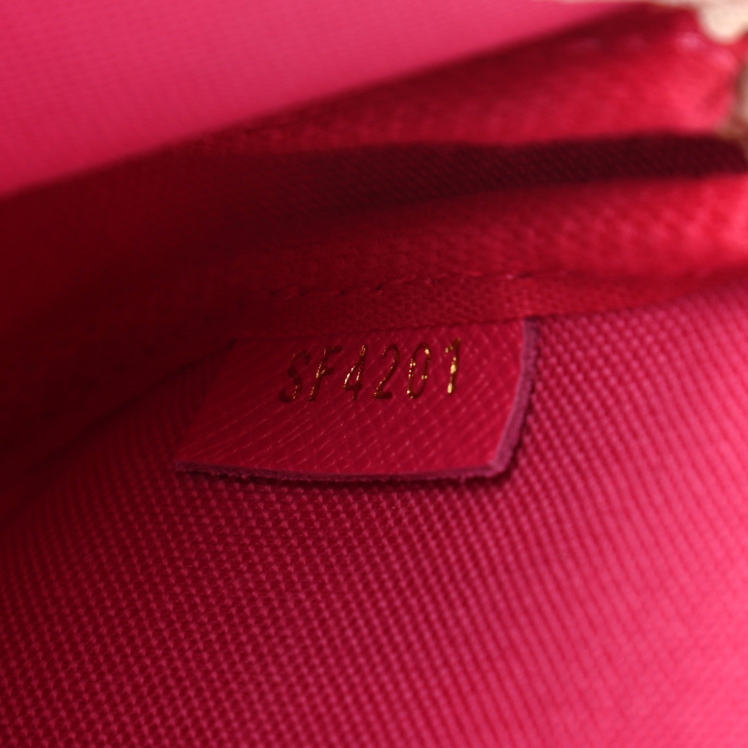 Louis Vuitton Damier Azur 2021 Christmas Animation Hollywood Mini Pochette Accessories Fuchsia 6 of 7