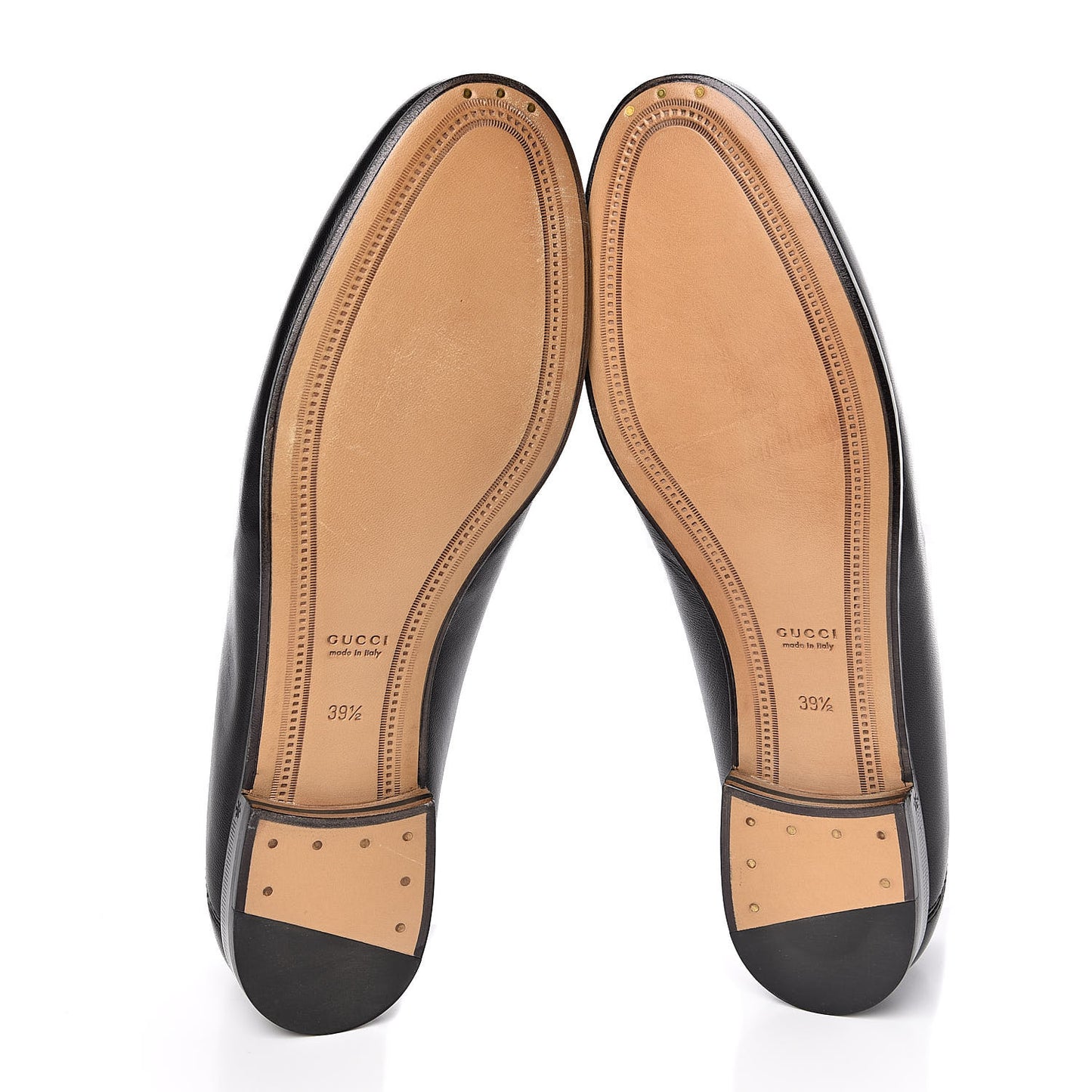 Lambskin Womens Brixton Horsebit Loafers 39.5 Black