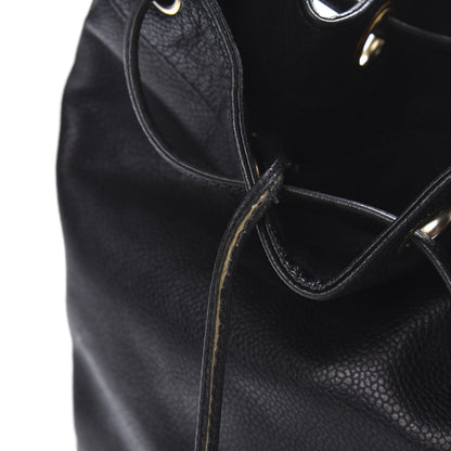Chanel Caviar CC Drawstring Shoulder Bag Black 12 of 12
