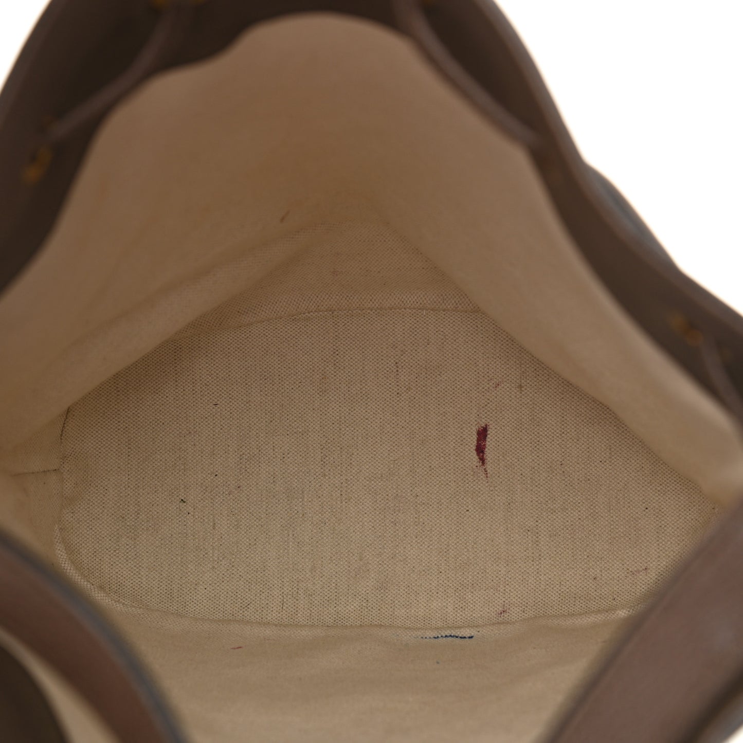 GG Supreme Monogram Web Ophidia Bucket Bag Brown