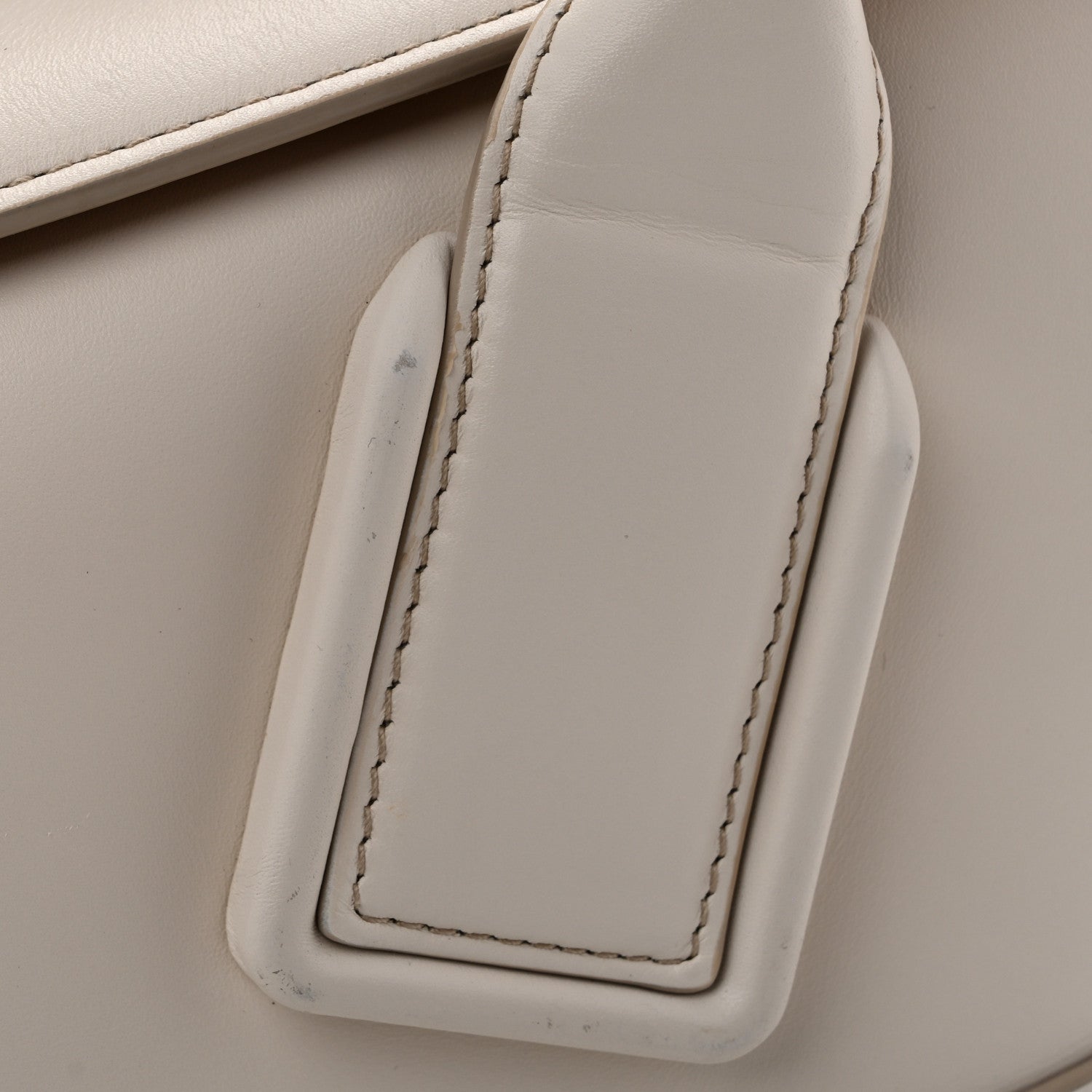 Bottega Veneta French Calfskin Maxi Intrecciato Large Arco  Bianco 13 of 14