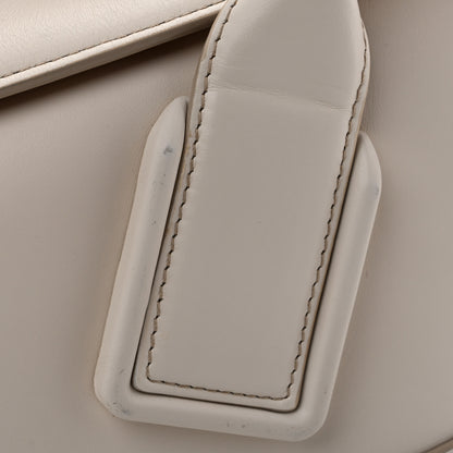 Bottega Veneta French Calfskin Maxi Intrecciato Large Arco  Bianco 13 of 14