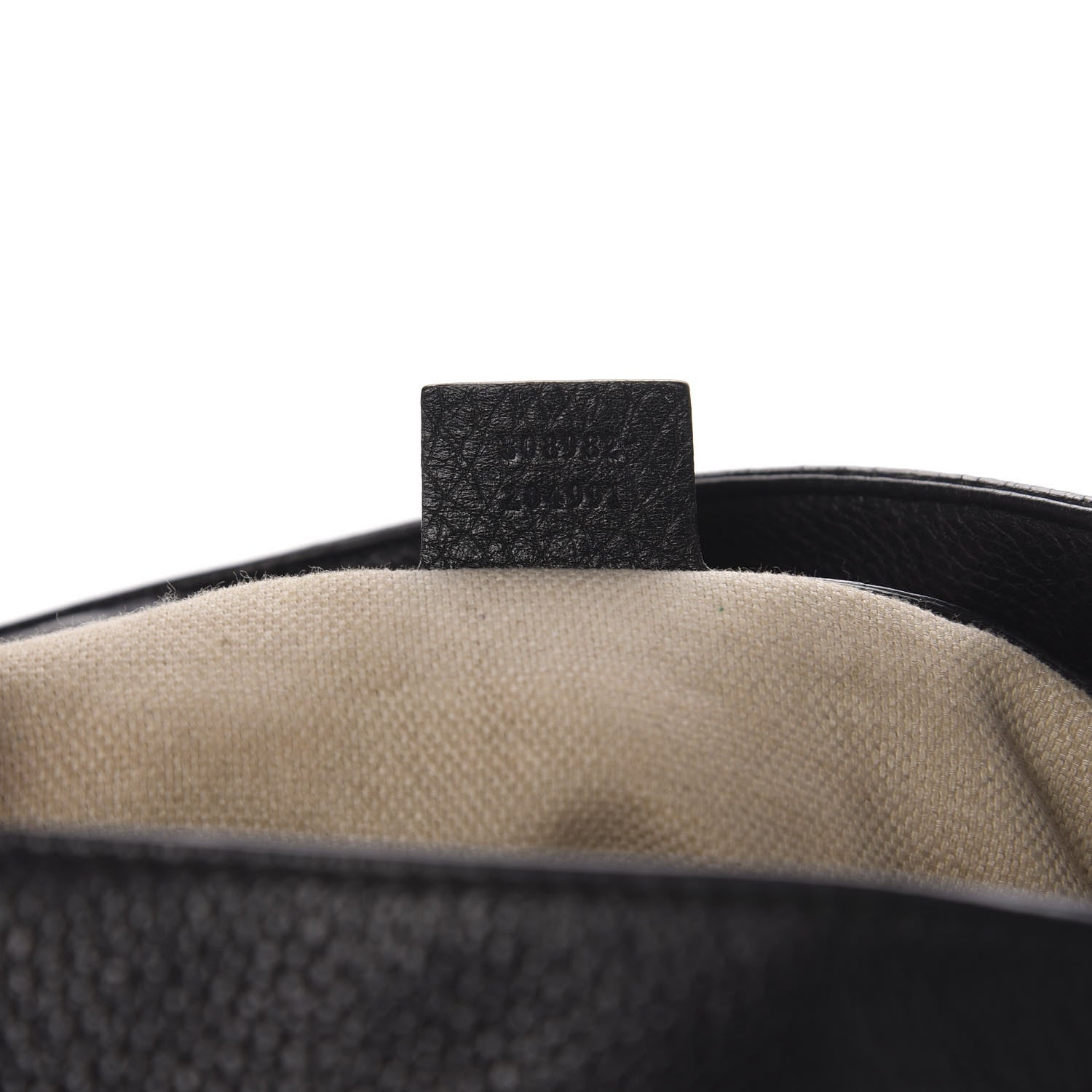 Gucci Pebbled Calfskin Studded Medium Soho Chain Shoulder Bag Black 7 of 15