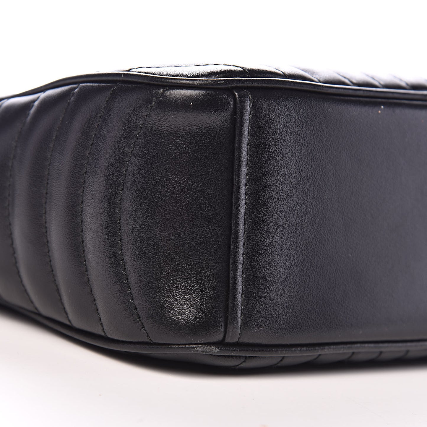 Soft Calfskin Diagramme Crossbody Bag Black