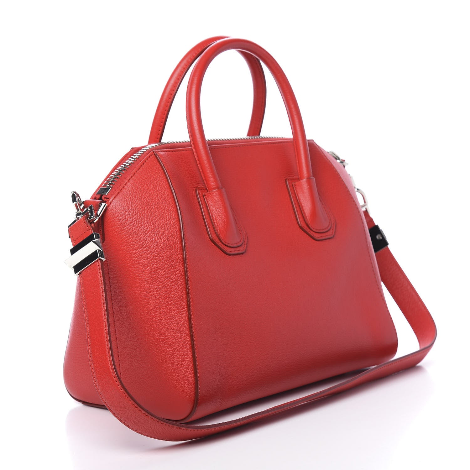 Givenchy Sugar Goatskin Small Antigona Red 3 of 13