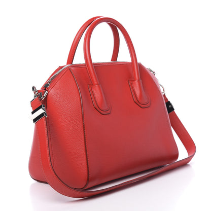 Givenchy Sugar Goatskin Small Antigona Red 3 of 13