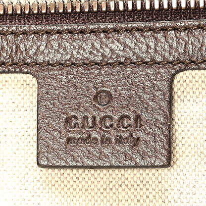 Gucci GG Supreme Monogram Web Neo Vintage Tote Beige New Acero Crop 6 of 9