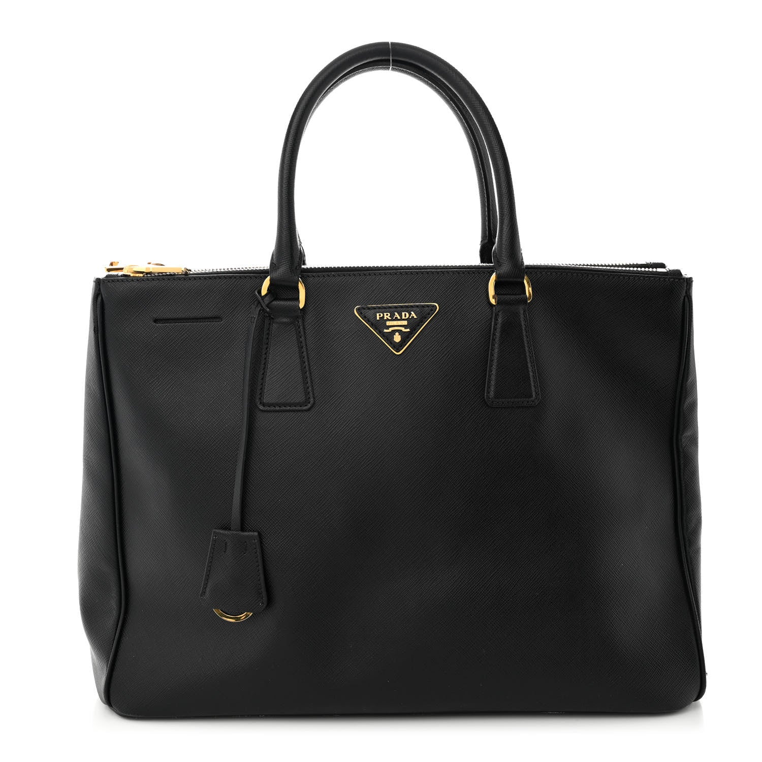 Prada Saffiano Medium Galleria Double Zip Tote Black 1 of 11