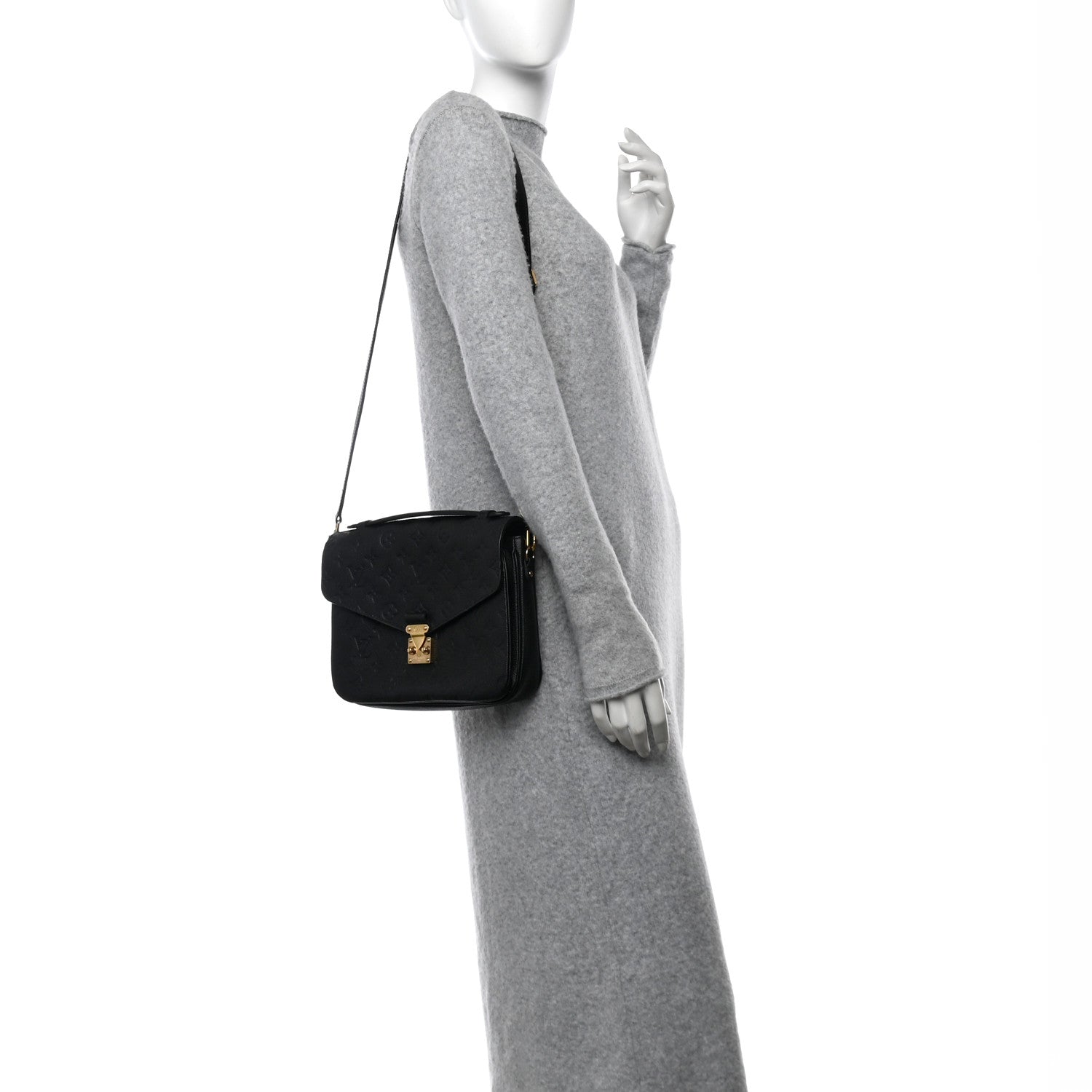 Louis Vuitton Empreinte Pochette Metis Black 2 of 15