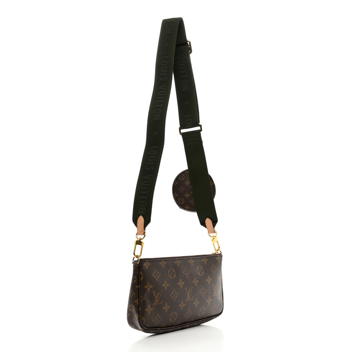 Monogram Multi Pochette Accessories Large Pochette Kaki