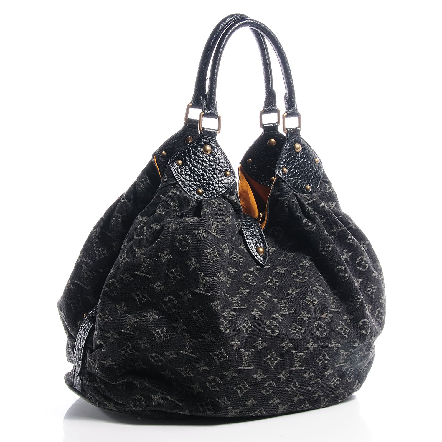 Louis Vuitton Denim Mahina XL Black 3 of 7