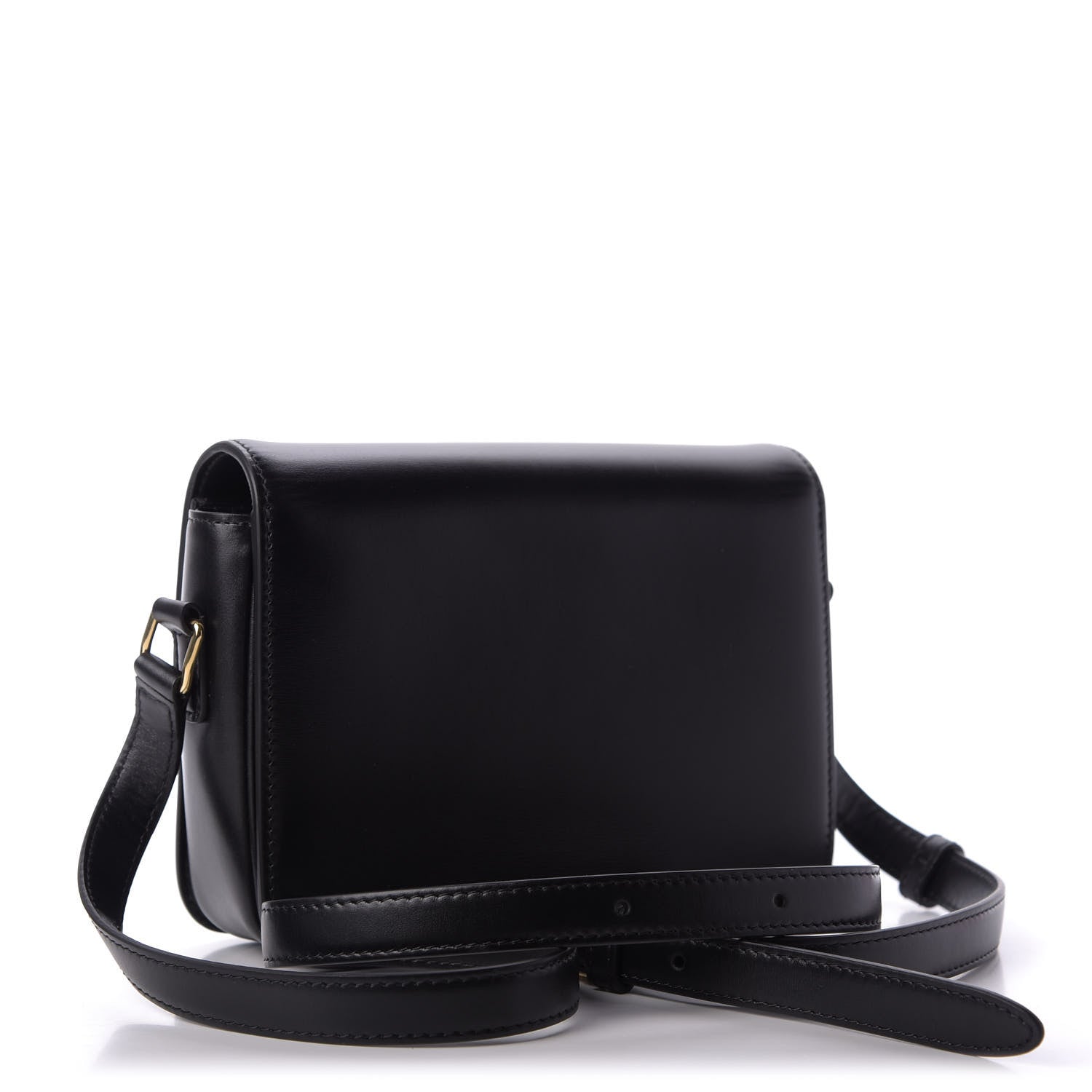 Celine Shiny Calfskin Nano Triomphe Black 3 of 8