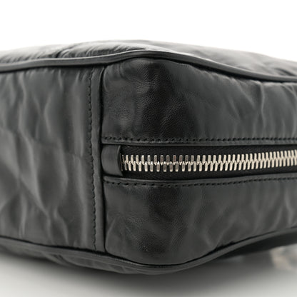 Prada Nappa Antique Medium Re-Edition 2001 Two Handle Bag Black 11 of 12