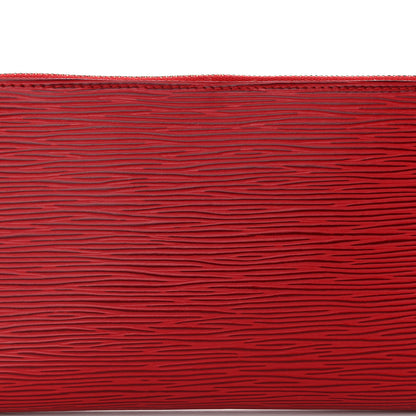 Louis Vuitton Epi Pochette Accessories 24 Castillan Red 8 of 11