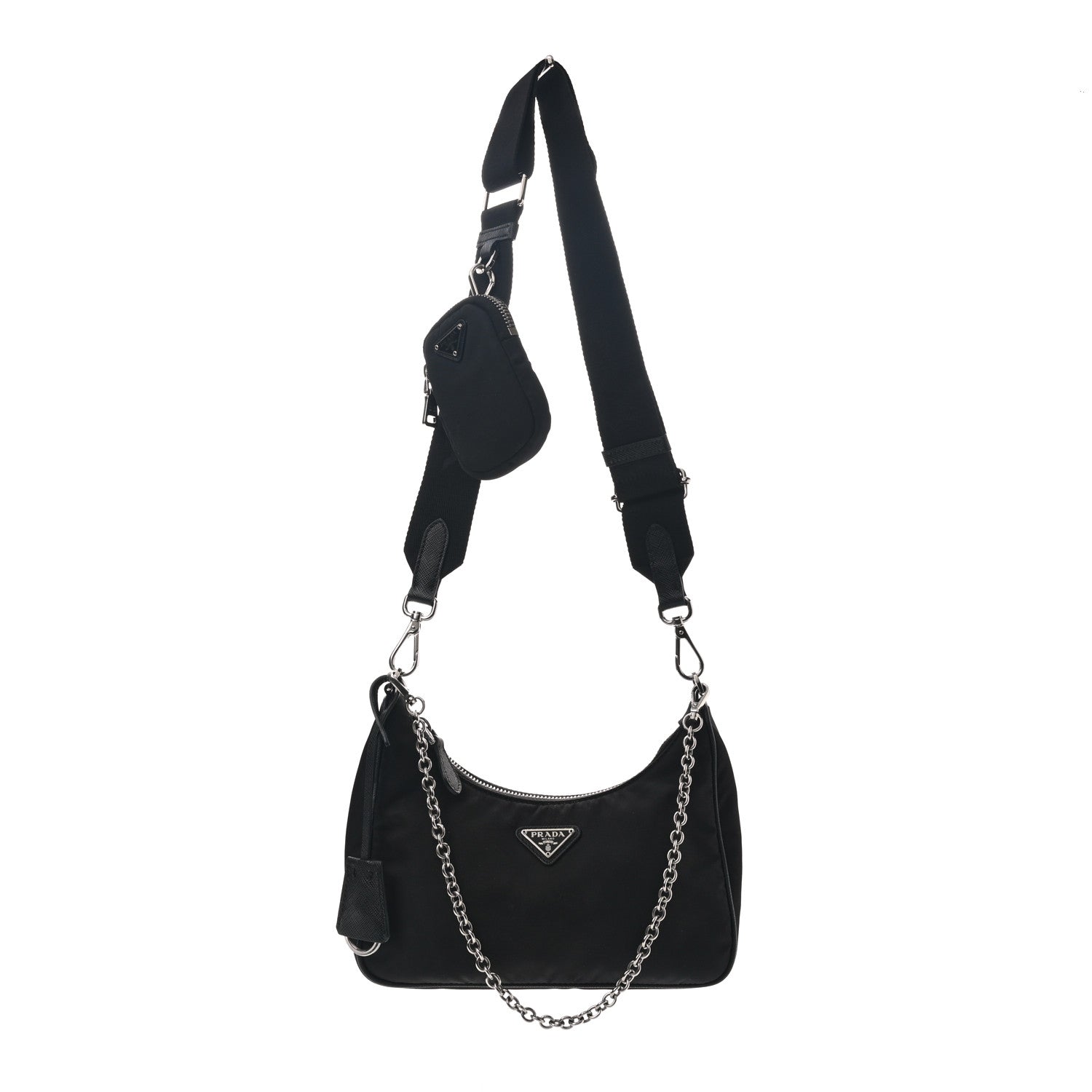 Prada Nylon Re-Edition 2005 Shoulder Bag Black 1 of 12