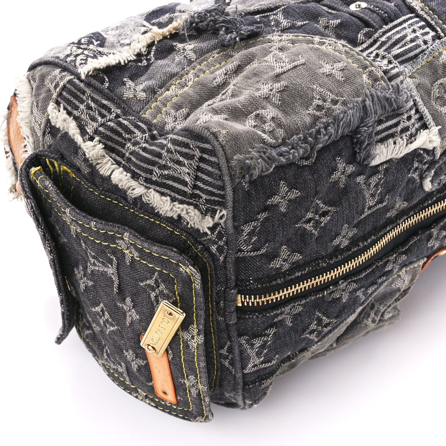 Denim Patchwork Speedy 30 Grey