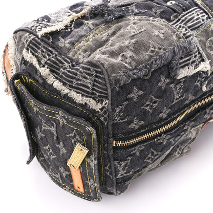 Louis Vuitton Denim Patchwork Speedy 30 Grey 10 of 17