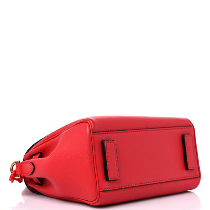 Versace Grained Calfskin Medium La Medusa Bag Red 4 of 17