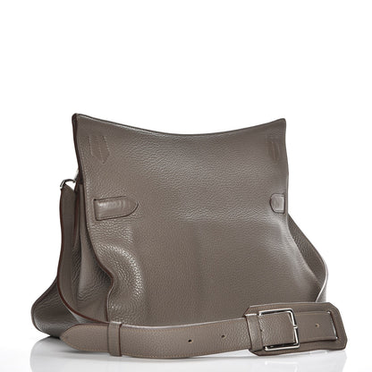 Hermes Taurillon Clemence Jypsiere 37 Etain 3 of 28