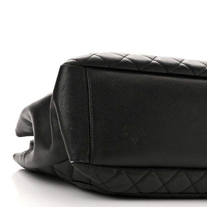 Chanel Caviar Quilted Grand Shopping Tote GST Black 9 of 11