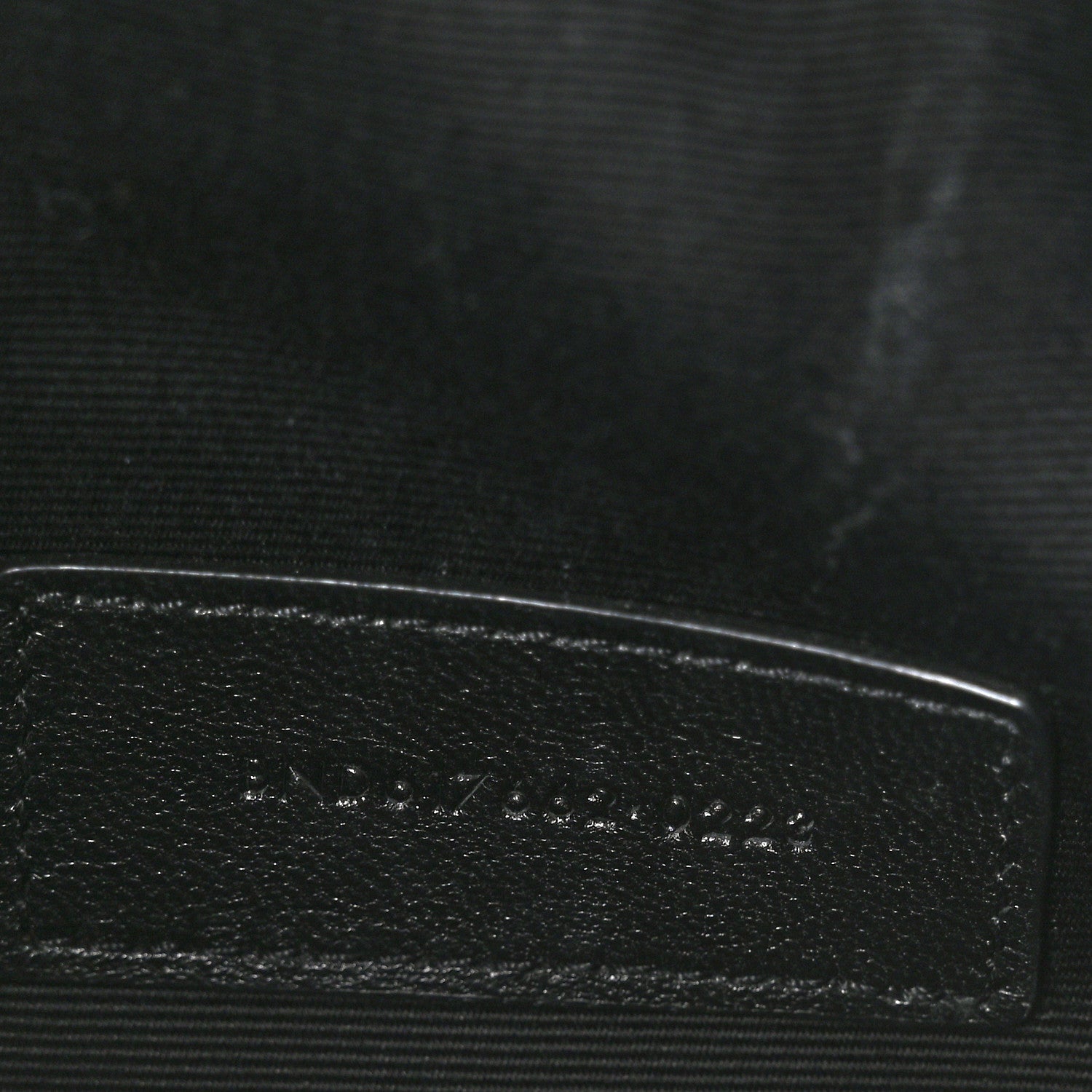 Saint Laurent Grain De Poudre Matelasse Chevron Monogram Envelope Clutch Dark Beige 7 of 8