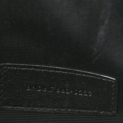 Saint Laurent Grain De Poudre Matelasse Chevron Monogram Envelope Clutch Dark Beige 7 of 8