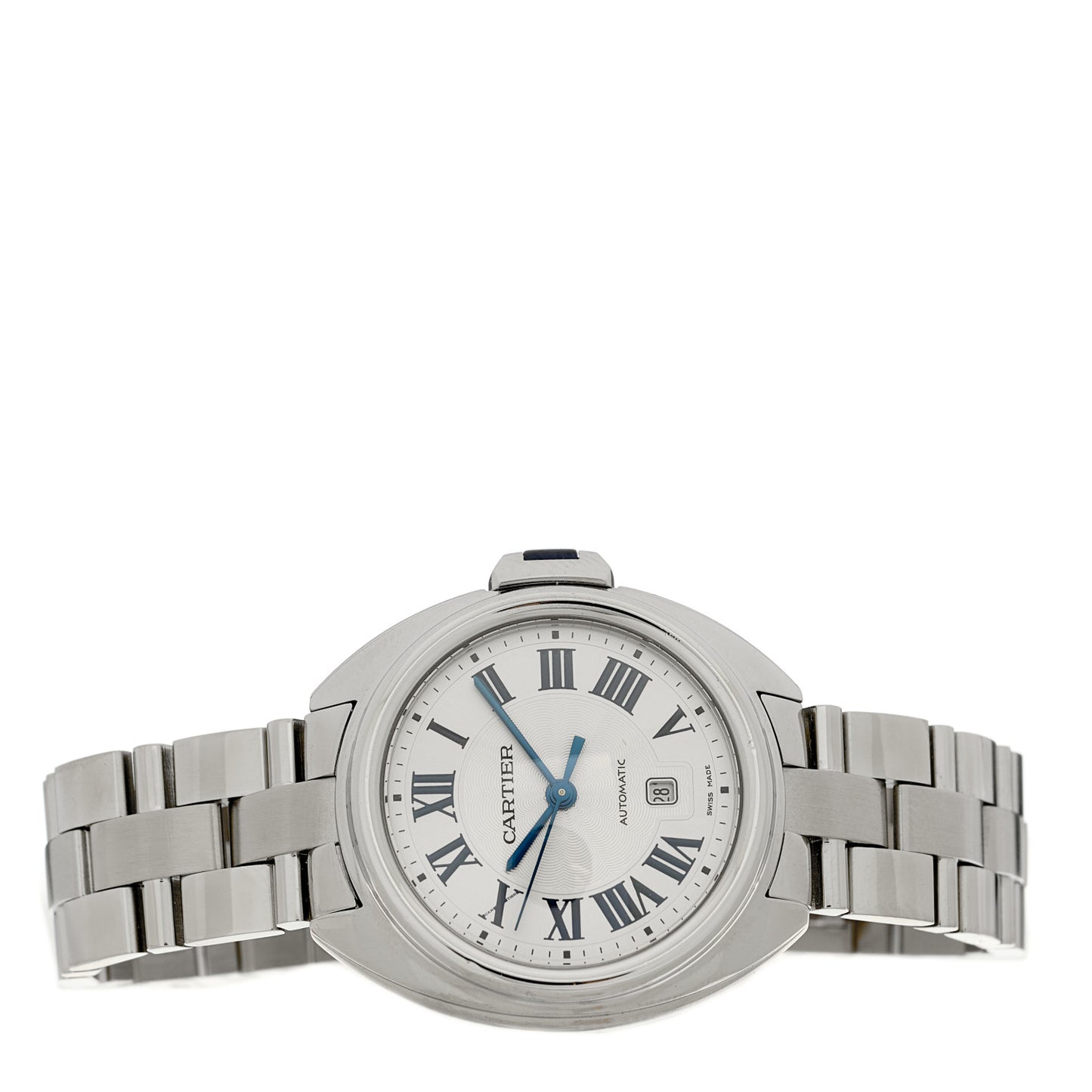 Stainless Steel 31mm Cle De Cartier Automatic Watch