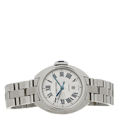 Cartier Stainless Steel 31mm Cle De Cartier Automatic Watch 2 of 4