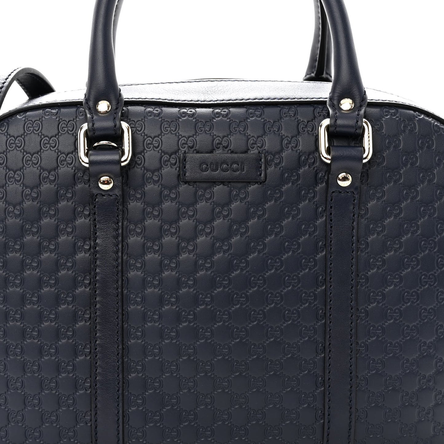 Microguccissima Medium Crossbody Bag Blue