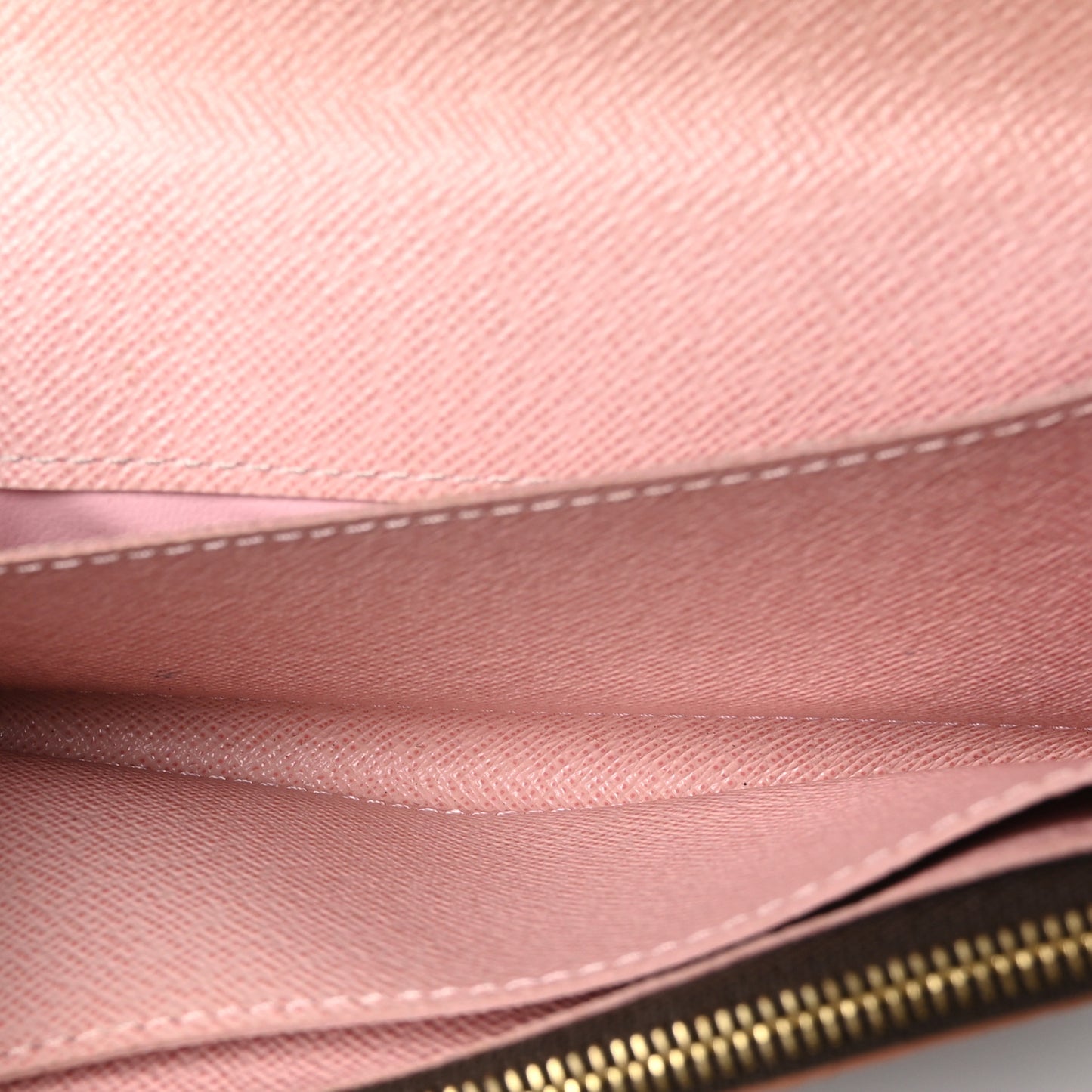 Damier Ebene Caissa Wallet Rose Ballerine