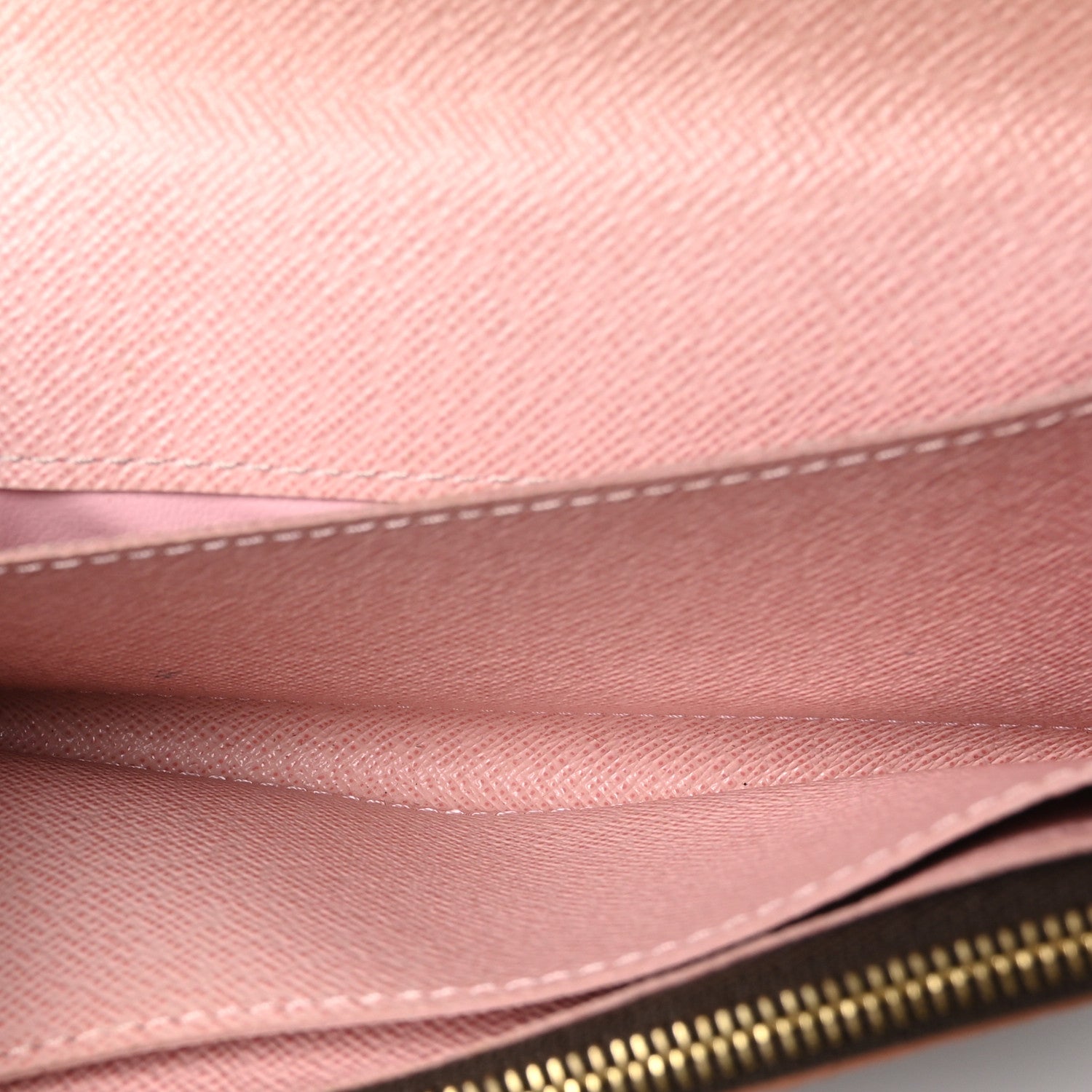 Louis Vuitton Damier Ebene Caissa Wallet Rose Ballerine 5 of 10
