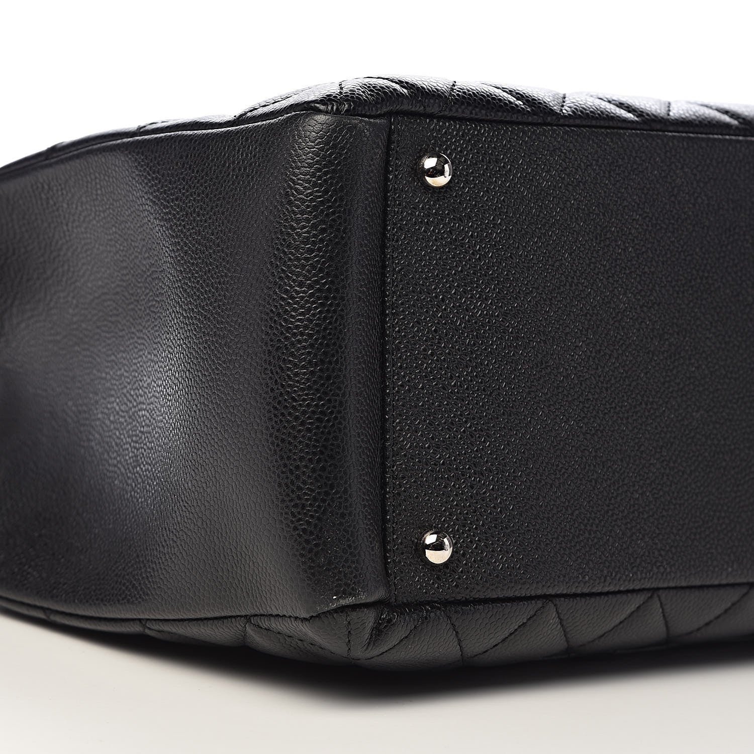 Chanel Caviar Quilted XL Grand Shopping Tote GST Black 8 of 10