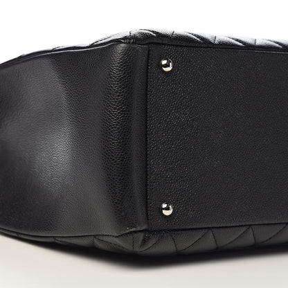 Chanel Caviar Quilted XL Grand Shopping Tote GST Black 8 of 10