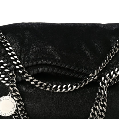 Stella McCartney Shaggy Deer Falabella Fold Over Tote Black 8 of 11