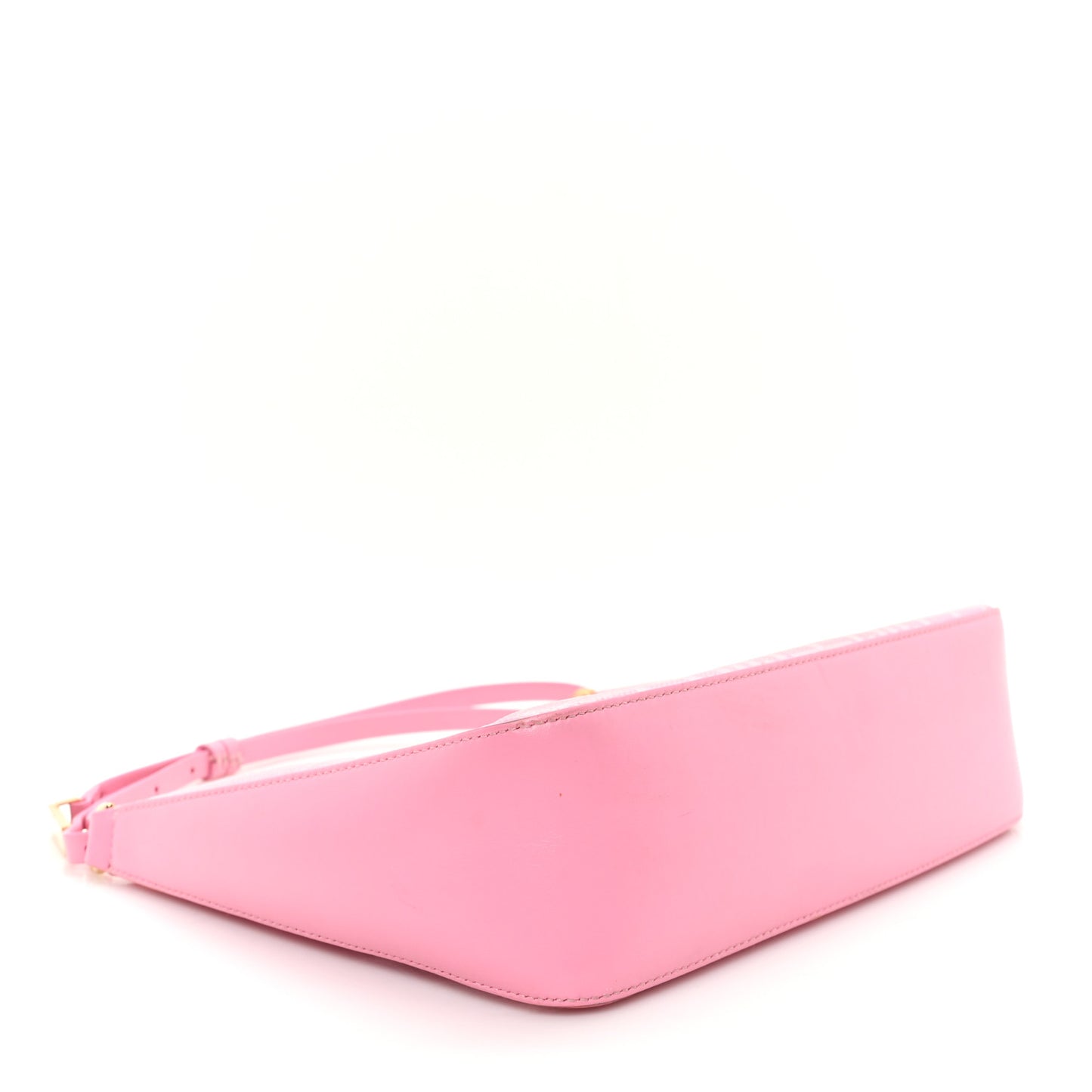 Coated Canvas Logo 4G Embossed Small Moon Cut Out Shoulder Bag Pink