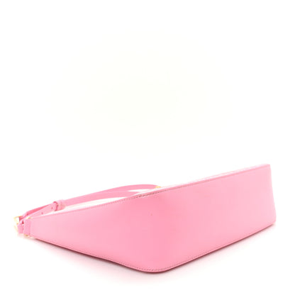 Givenchy Coated Canvas Logo 4G Embossed Small Moon Cut Out Shoulder Bag Pink 4 of 10