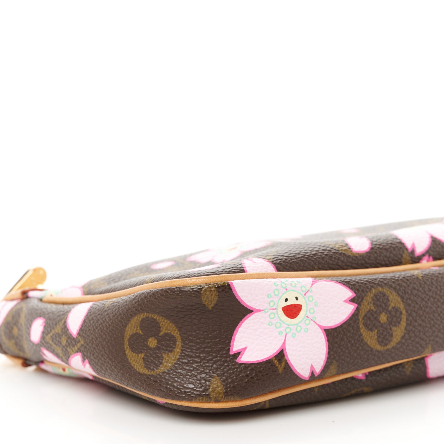 Monogram Cherry Blossom Pochette Accessories Brown