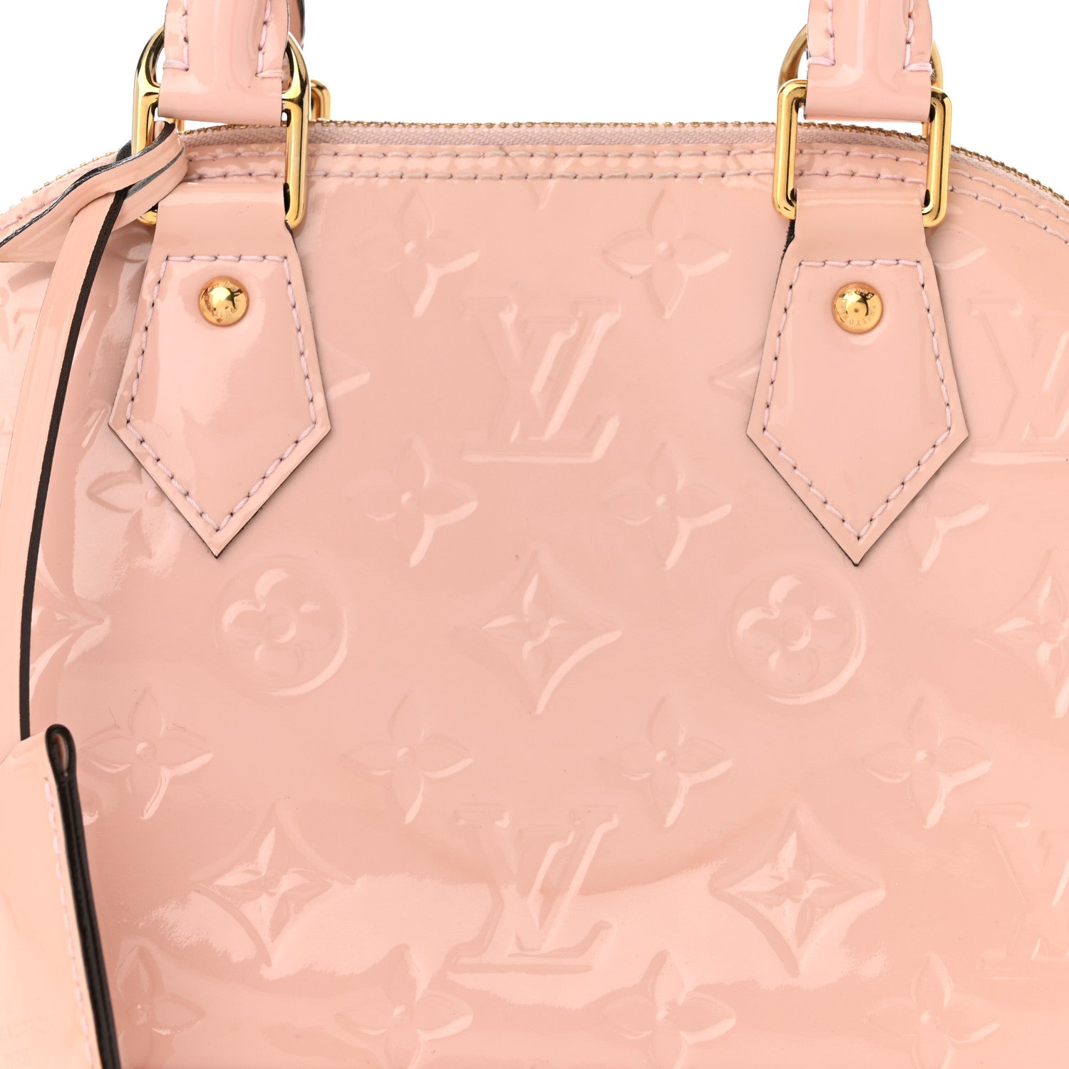 Louis Vuitton Vernis Alma BB Rose Ballerine 8 of 10
