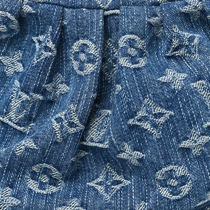 Louis Vuitton Monogram Denim Pochette Valley Blue 7 of 10
