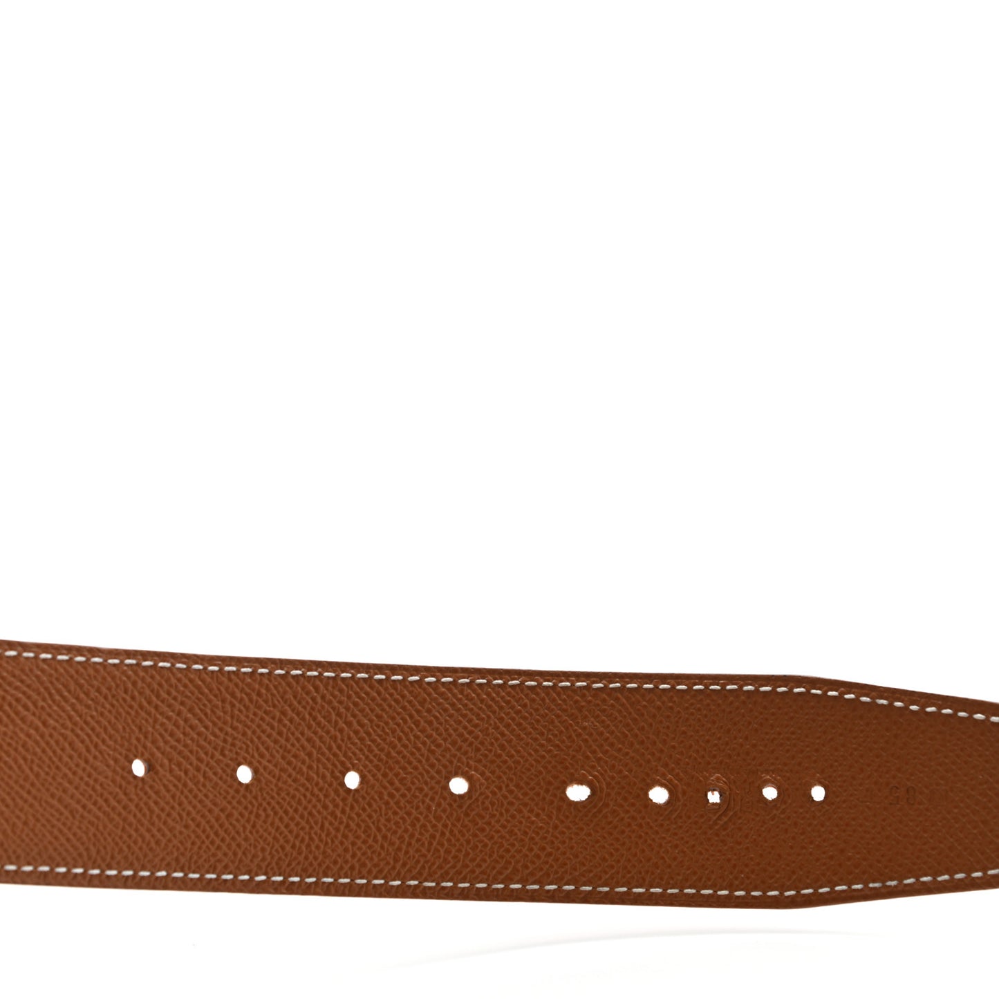 Epsom 42mm Constance 2 H Belt 85 Gold Orange