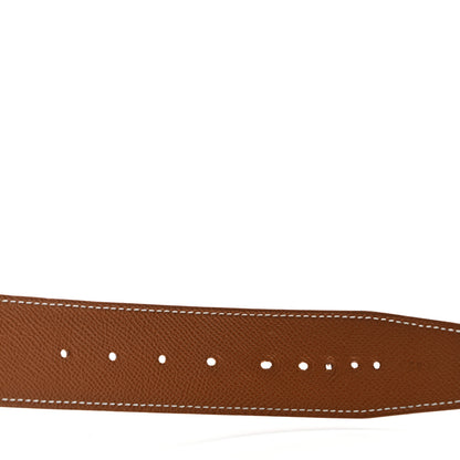 Hermes Epsom 42mm Constance 2 H Belt 85 Gold Orange 9 of 9