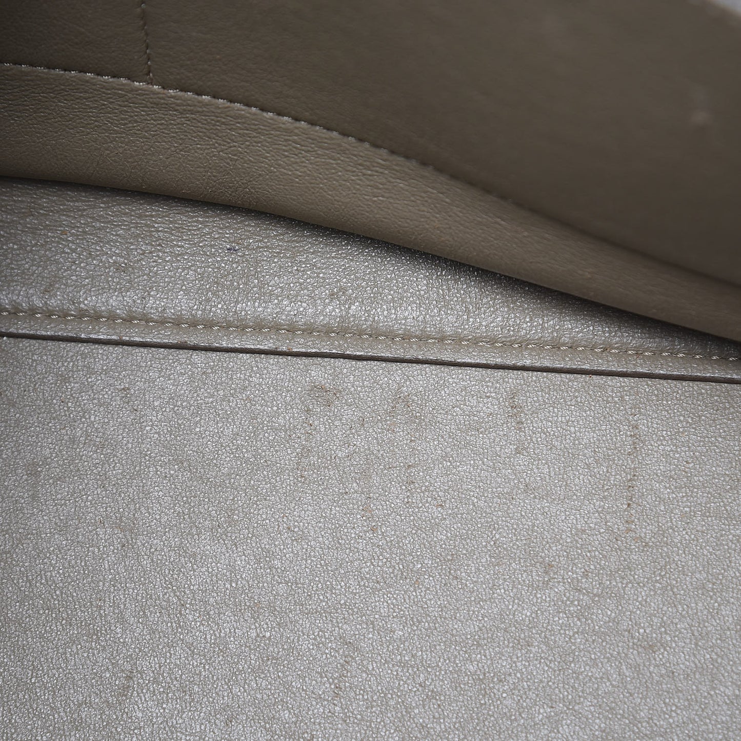Calfskin Suede Whipsnake Medium Trapeze Taupe