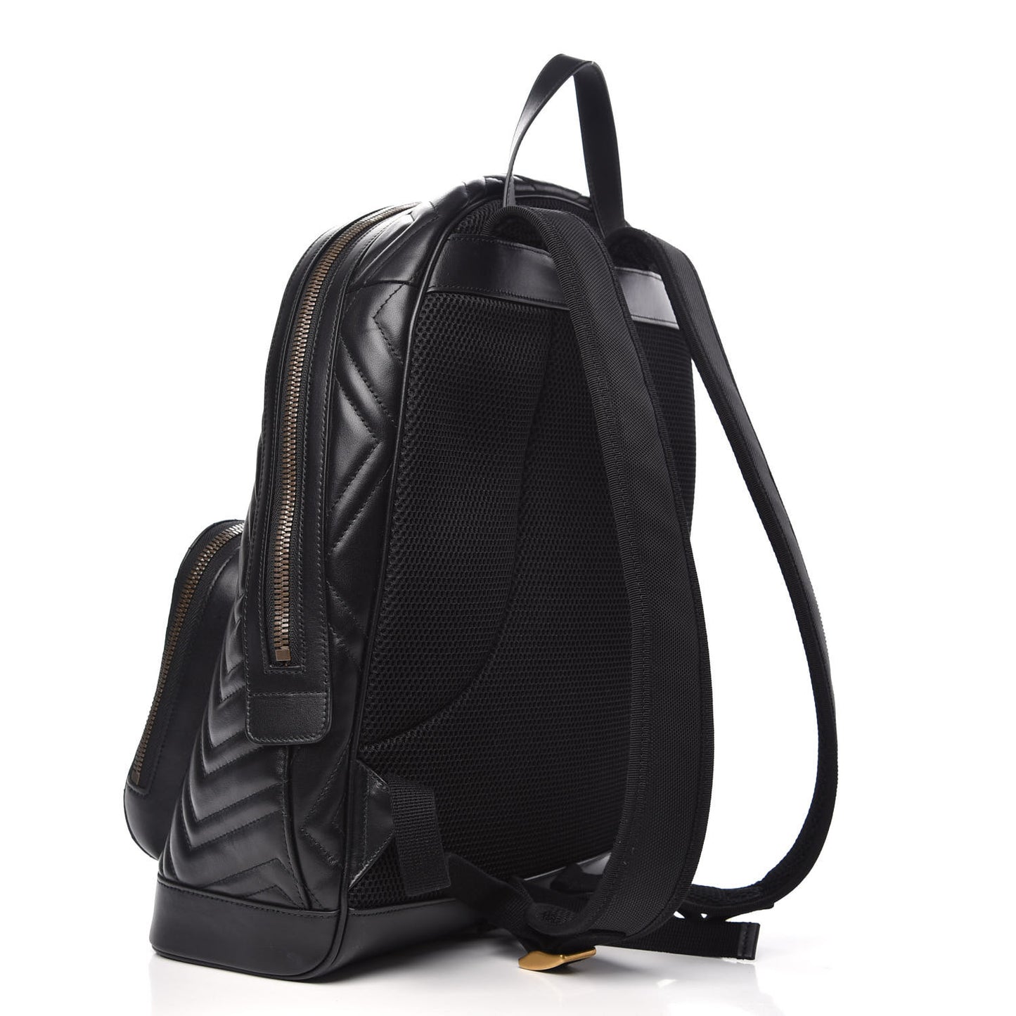 Calfskin Matelasse GG Marmont Day Backpack Black