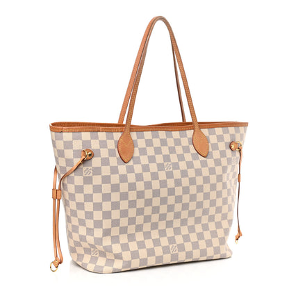 Louis Vuitton Damier Azur Neo Neverfull MM Rose Ballerine 4 of 15