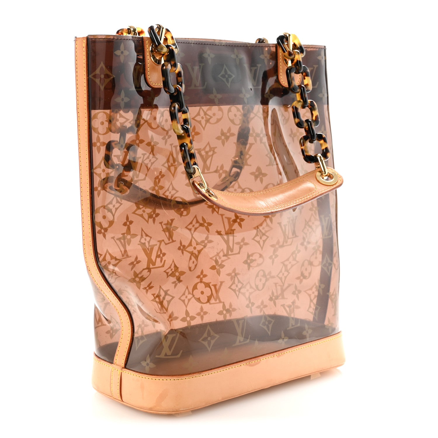 Louis Vuitton Vinyl Cabas Sac Ambre MM 3 of 9