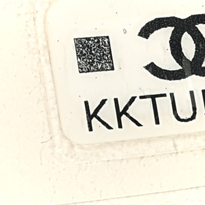 Chanel Caviar Quilted Zipped Key Holder Case White 7 of 7