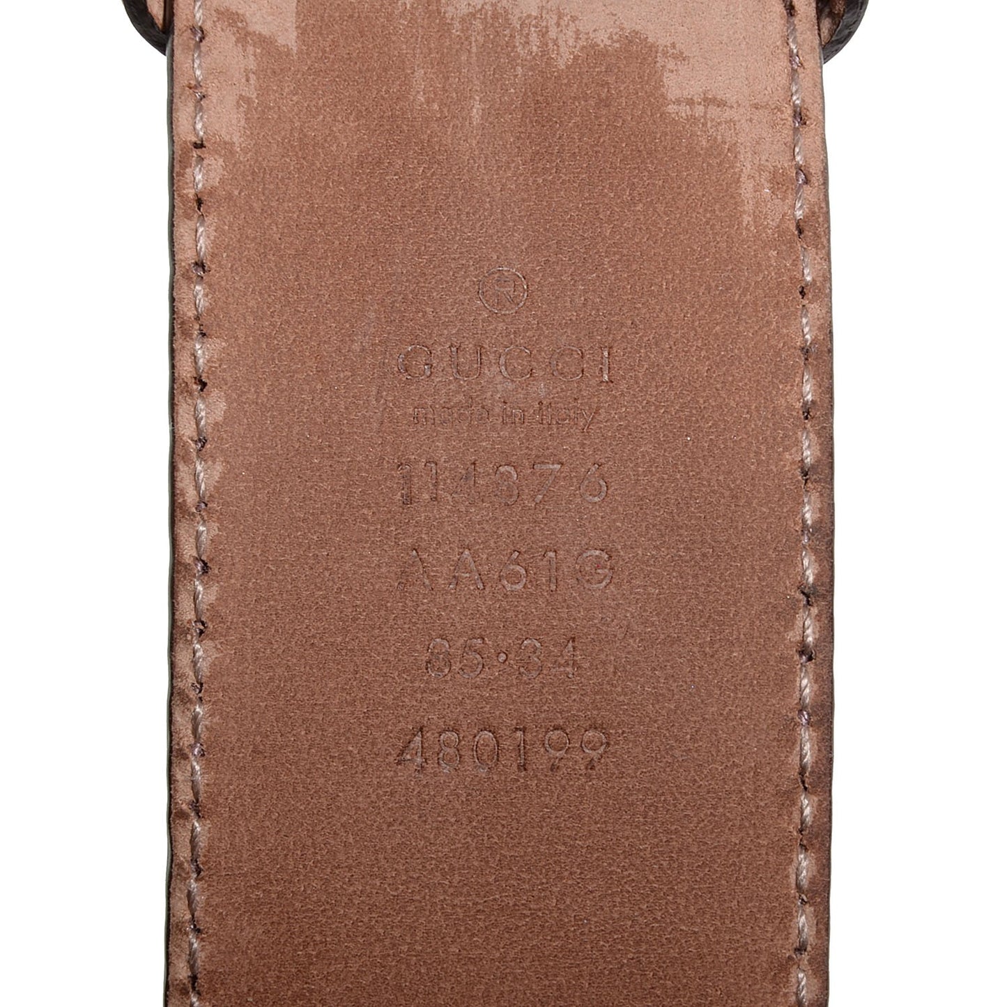 Guccissima Interlocking G Belt 85 34 Antique Rose